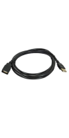 Extension USB Cable 6ft; A Male to A Female; 2.0