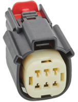 Connector, 6-Pin Replacement w/ Clip Slot